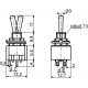 Тумблер MTS-211 (ON)-OFF 2Пол. *4Конт.