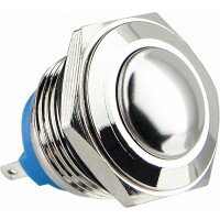 TY 16-231P Pcb Кнопка металева опукла, (з'єднання під пайку), 1NO.