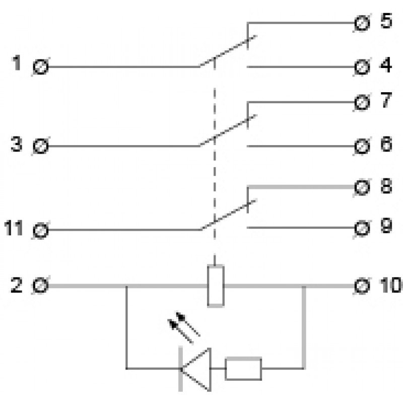 Реле МК3P (AC 110 V)