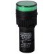 Сигнальна арматура AD16-16DS зелена 220V АC