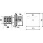 Перемикач пакетний типу ПКП Е9 25А/2.863 (0-1-0-2-0-3 вибір фази)
