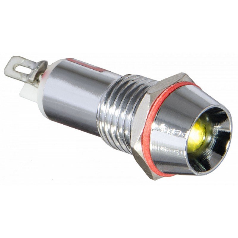 Сигнальна арматура AD22C-10 жовта 220V AC