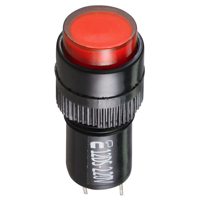 Сигнальна арматура AD22E-12DS червона 220V АC