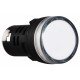 Сигнальна арматура AD22-22DS біла 220V АC