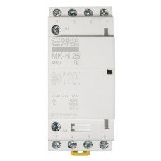 Модульний контактор MK-N 4P 25A 4NO 220V