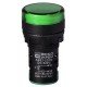 Сигнальна арматура AD22-22DS зелена 220V DC