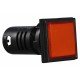 Сигнальна арматура AD22-22F червона 220V АC