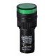 Сигнальна арматура AD16-16DS зелена 24V АC/DC