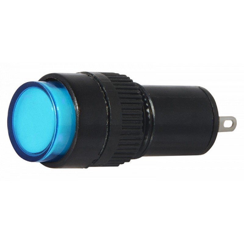 Сигнальна арматура AD22E-12DS синя 220V АC