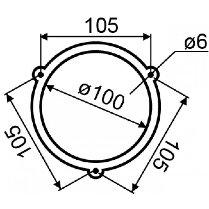 Дзвоник EBL-1002 (100 мм)
