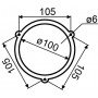 Дзвоник EBL-1002 (100 мм)