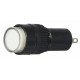 Сигнальна арматура AD22E-12DS біла 220V АC