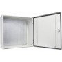 Корпус з монтажною панеллю металевий 60*60*25, IP54, серії UBox