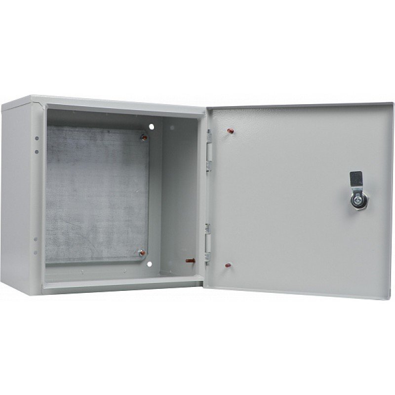 Корпус з монтажною панеллю металевий 30*30*15, IP31, серії UBox