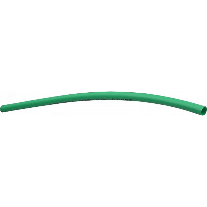Термоусаджувальна трубка з клейовим шаром d 6,4мм зелена шт.(1м)