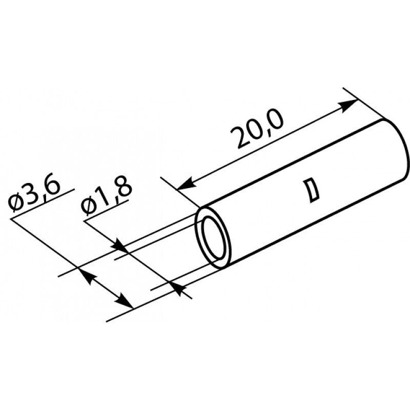 Гільза GT-1,5 (100шт.)