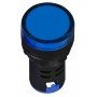 Сигнальна арматура AD22-22DS синя 12V АC/DC