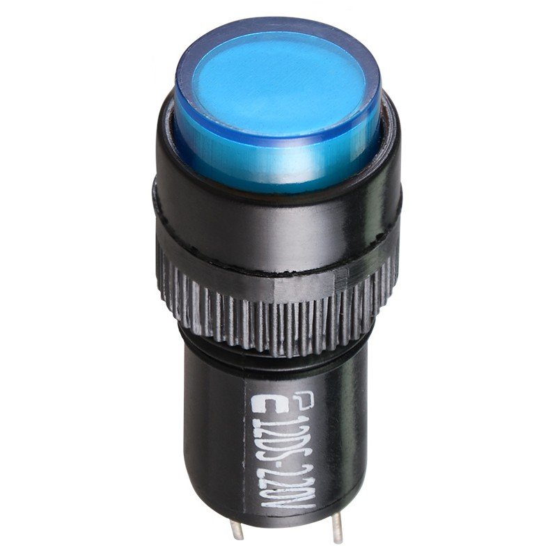 Сигнальна арматура AD22E-12DS синя 220V АC