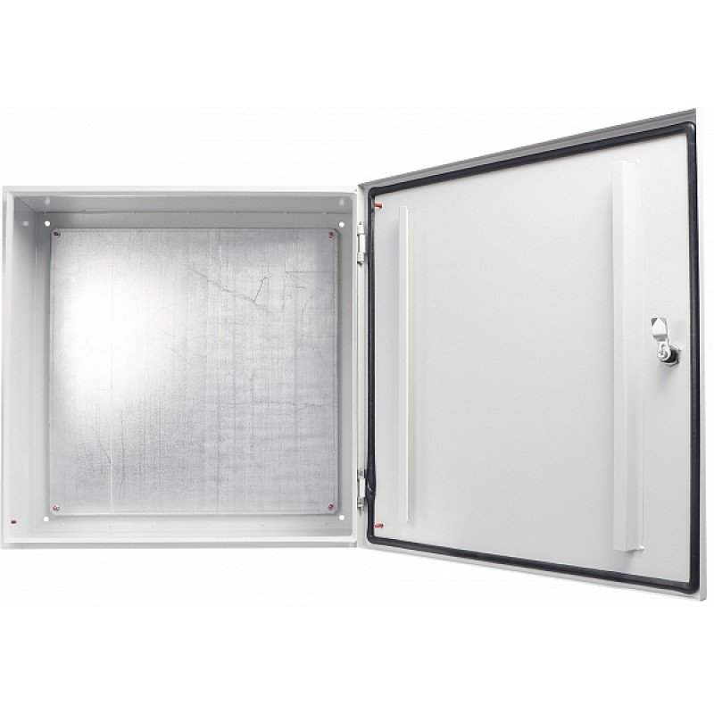 Корпус з монтажною панеллю металевий 60*60*25, IP54, серії UBox