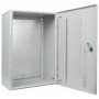 Корпус з монтажною панеллю металевий 60*40*20, IP31, серії UBox