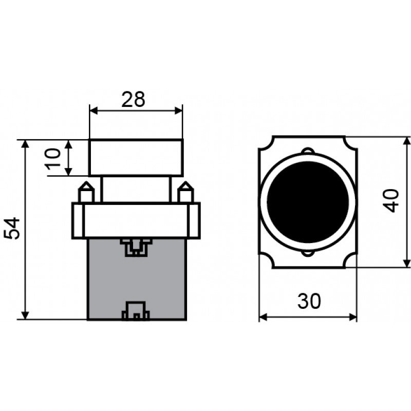 XB2-BA3351 Кнопка "Старт"