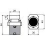 XB2-BA3351 Кнопка "Старт"