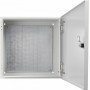 Корпус з монтажною панеллю металевий 40*40*20, IP31, серії UBox
