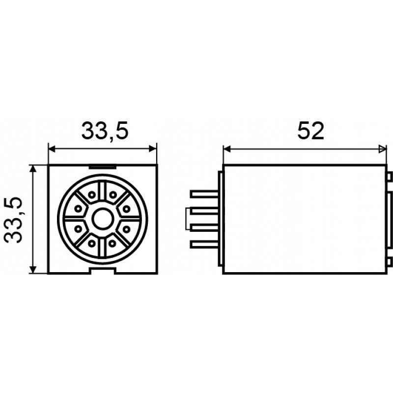 Реле МK2P (AC 220 V)