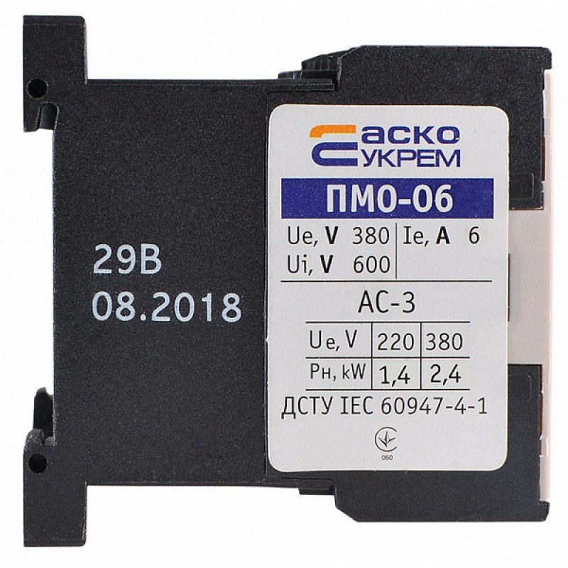 Пускач ПМ 0-06-01 М7 220В (LC1-K0601)