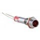 Сигнальна арматура AD22C-6 червона 220V AC