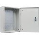 Корпус з монтажною панеллю металевий 40*30*15, IP31, серії UBox