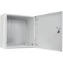 Корпус з монтажною панеллю металевий 40*40*20, IP31, серії UBox