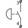 TB5-AC31 Кнопка "грибок" (d 40 мм) "Старт" зелена