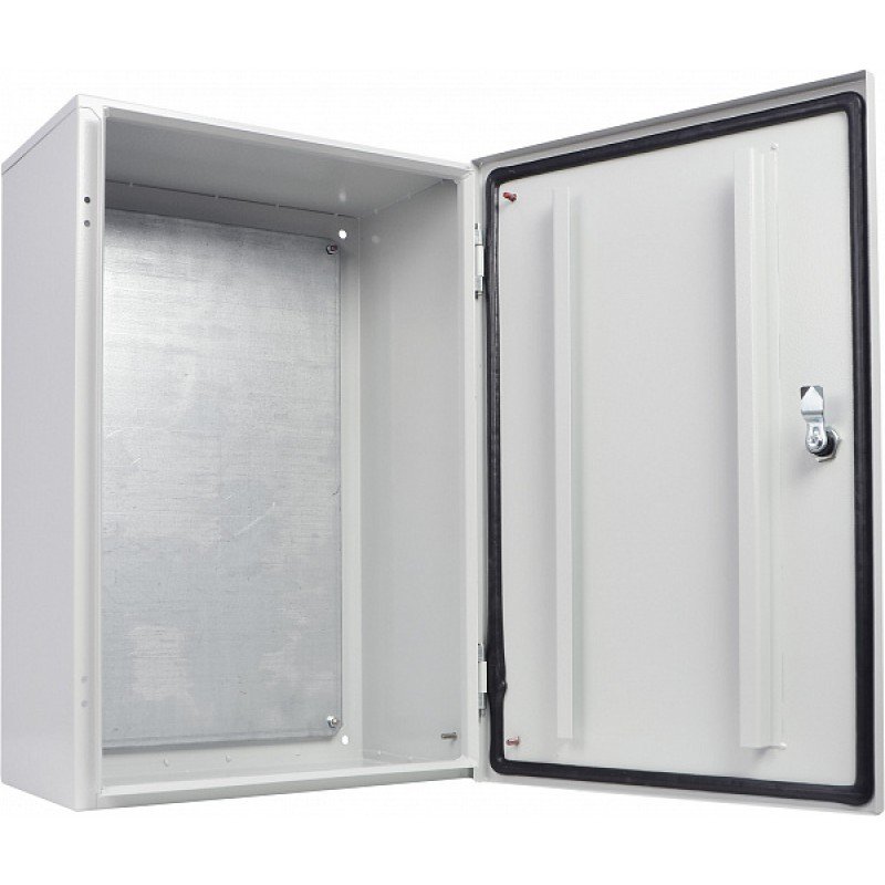 Корпус з монтажною панеллю металевий 60*40*25, IP54, серії UBox
