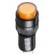Сигнальна арматура AD22E-12DS жовта 220V АC