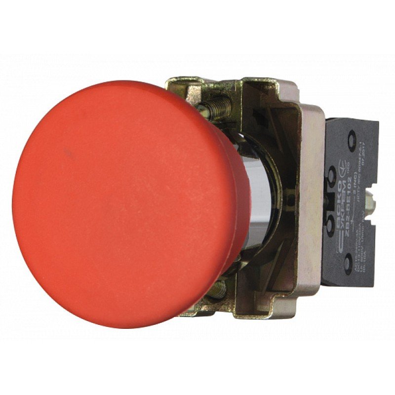 XB2-BC42 Кнопка "грибок" (d 40 мм) "Стоп" червона