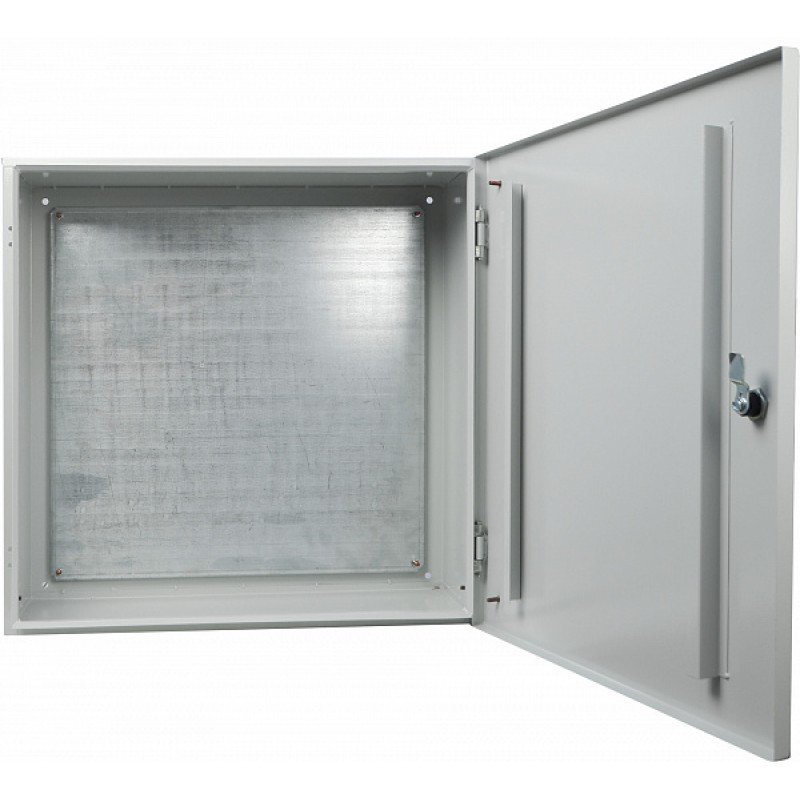 Корпус з монтажною панеллю металевий 60*60*25, IP31, серії UBox