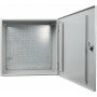 Корпус з монтажною панеллю металевий 60*60*25, IP31, серії UBox