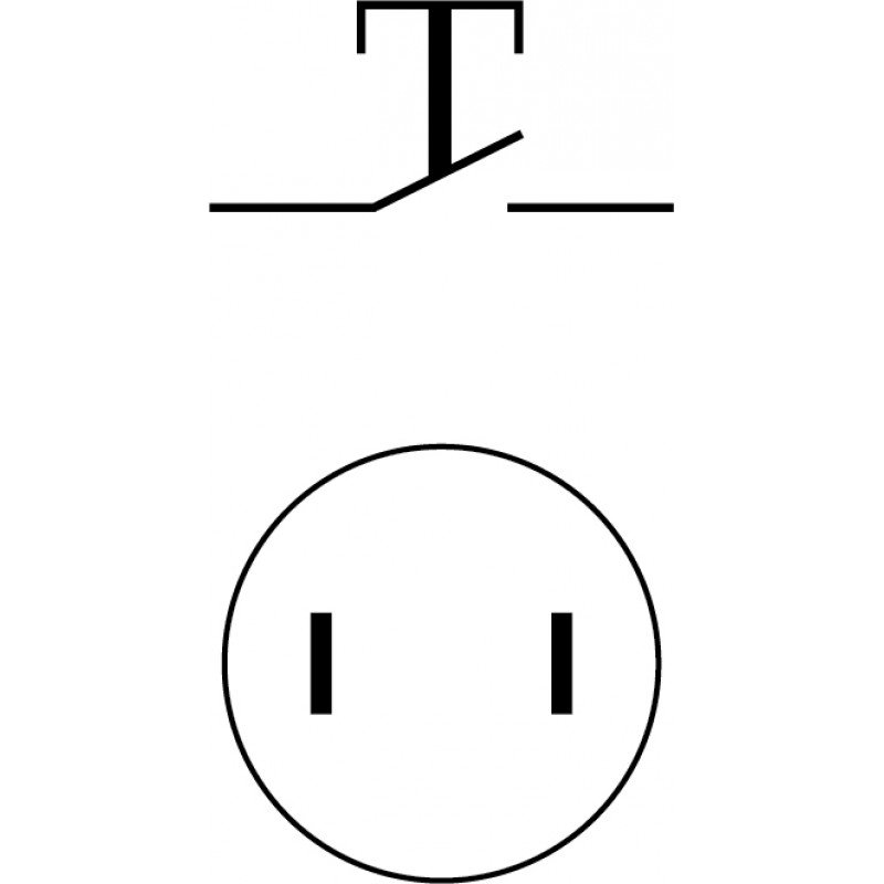 TY 19-231P Pcb Кнопка металева опукла, (з'єднання під пайку), 1NO.