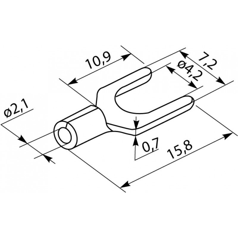 Кабельні наконечники SV 2-4 (100 шт.)