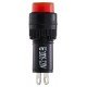 Сигнальна арматура AD22E-10DS червона 220V АC