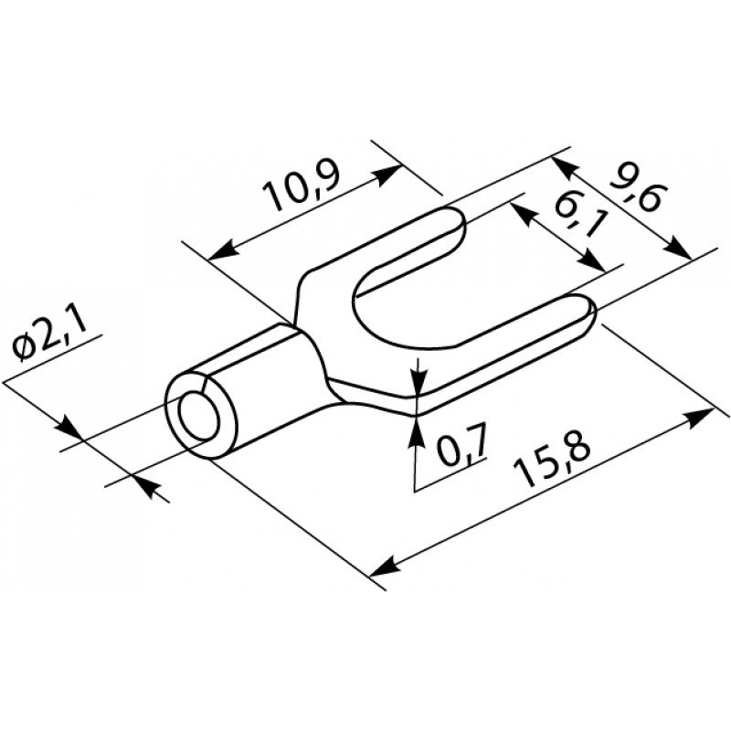 Кабельні наконечники SV 2-6 (100 шт.)