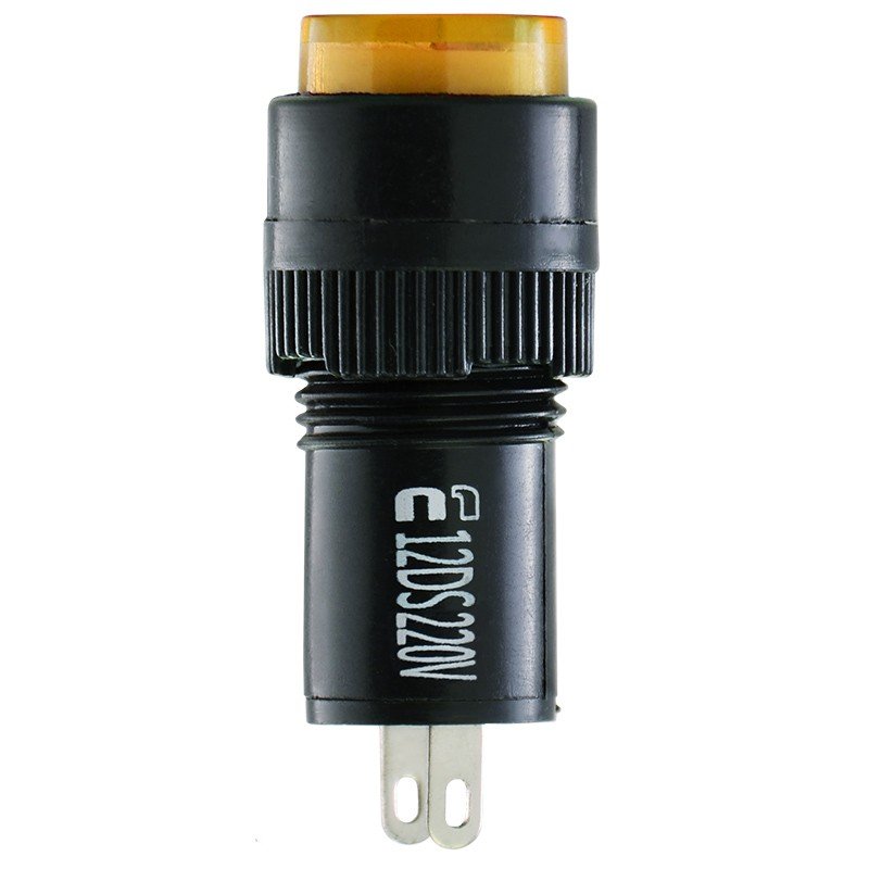 Сигнальна арматура AD22E-12DS жовта 220V АC