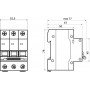 Автоматичний вимикач УКРЕМ ВА-2017/С 3р 63А АСКО