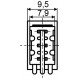 Тумблер MTS-103 ON-OFF-ON 3Пол. *3Конт.