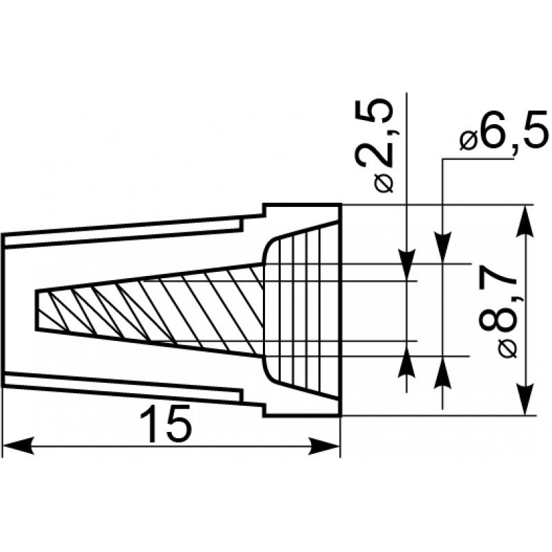 Ковпачок P71 (100шт)