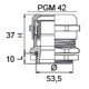 Сальник металевий PGM 42