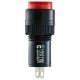 Сигнальна арматура AD22E-12DS червона 220V АC