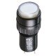 Сигнальна арматура AD22E-12DS біла 220V АC