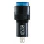 Сигнальна арматура AD22E-12DS синя 220V АC